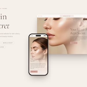 Thème WordPress pour clinique de soins de la peau | Modèle de site web pour salon de beauté et bien-être