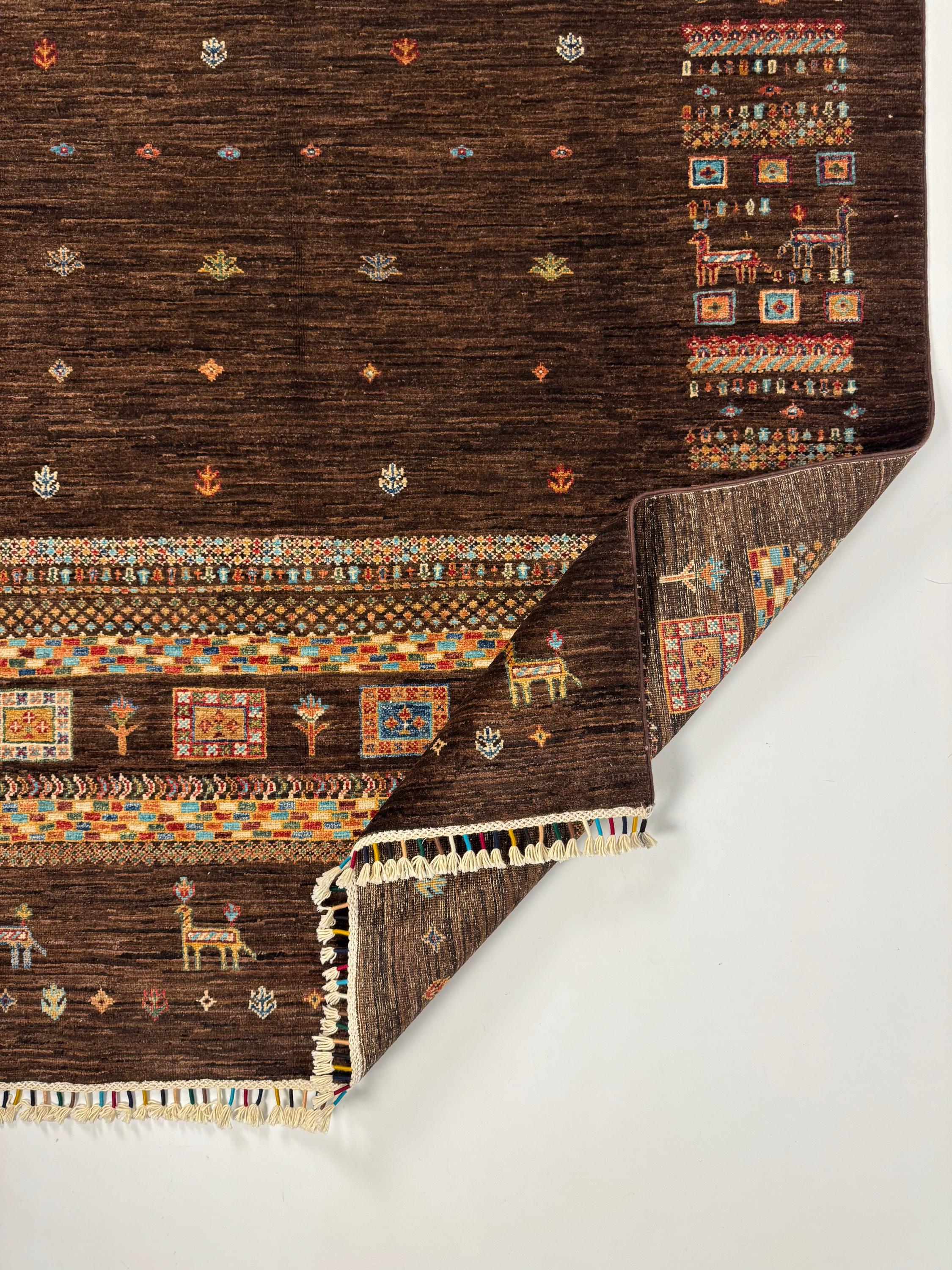 ヴィンテージ手織りウールキリムラグ｜アナトリア産トルコ絨毯（153 x