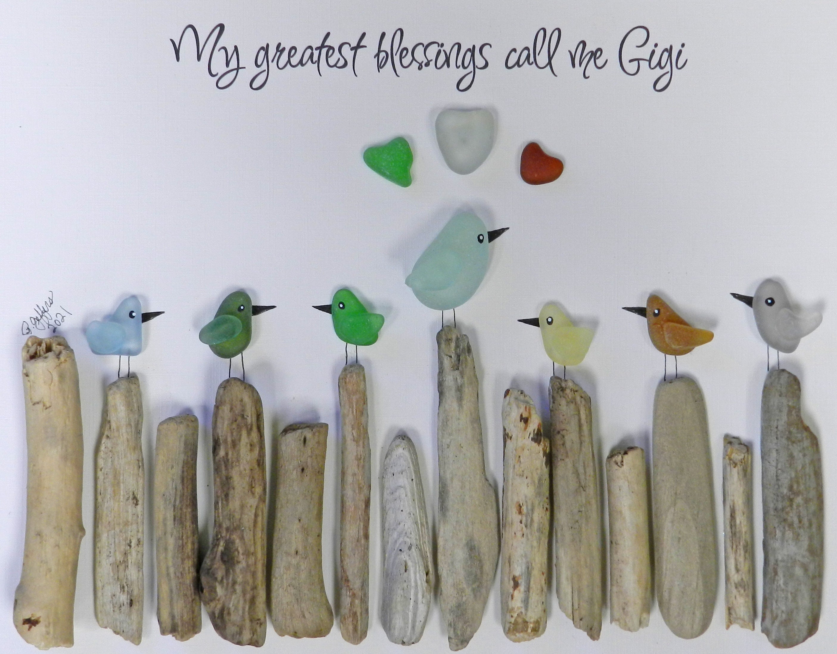 SEA GLASS ART! 