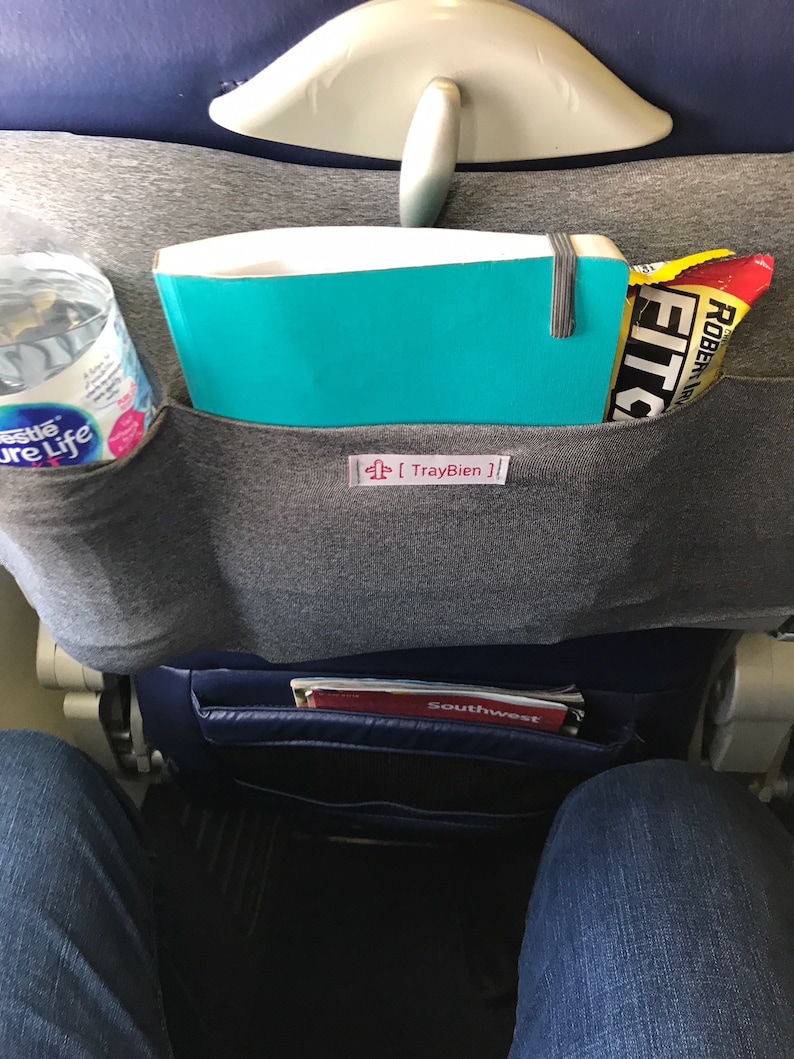 Flycaddy the Original Airplane Tray Cover With 3 Pockets for Etsy