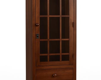 2 Vintage Ethan Allen Cabinets Country Crossings.
