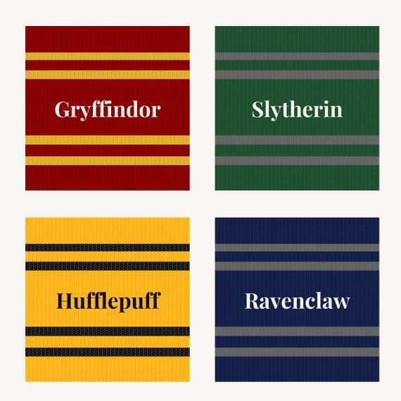 Harry Potter Bufanda - Gryffindor - Slytherin - Ravenclaw - Hufflepuff  -tela de punto ultra suave - Bufandas Cosplay Disfraz