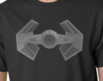 Star Wars tshirt - DARTH VADER Tie Fighter - may the 4th tshirt  - Gifts for boyfriend - gift for star wars fan