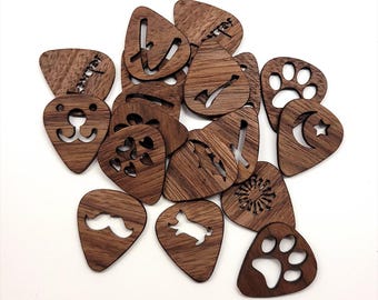 Laser Cut File Holz Plektrum 11 Design