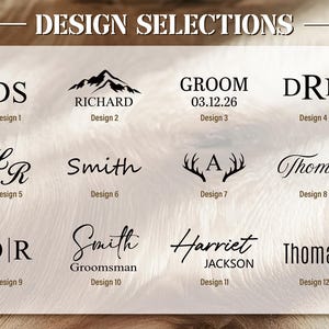 Personalized Men's Embroidered Leather Toiletry Bag, Groomsmen Dopp Kit, Groomsmen Gifts, Travel Toiletry Bag, Anniversary Gift for Him image 11