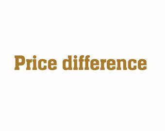 Price difference