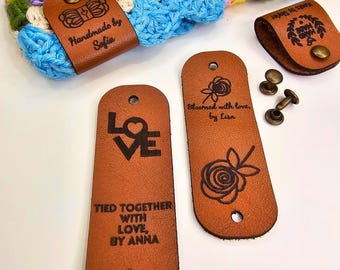 Custom Genuine Leather Labels: Engraved Tags for Handmade Items