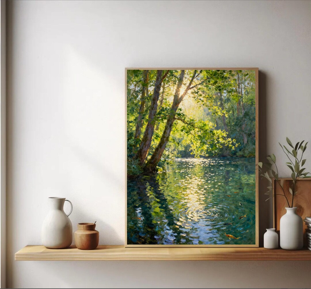 Impression Sur Toile 16x20 – Rivière Désolée, Art Mural Contemporain, Encadrement Tendu