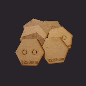 32 mm Hex MDF Basis x30