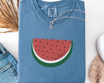 Comfort Colors Free Palestine Shirt, This is Not a Watermelon Shirt, Stand With Palestine Tee, Human Rights Gift, United Nations
