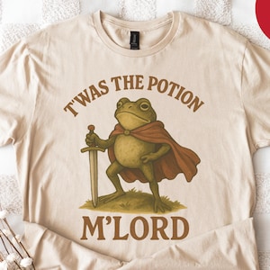 Twas the Potion M'lord: Funny Anti RFK Jr Frog Liberal Meme shirt, Potion Shirt, Anti Trump Tee