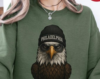 Philadelphia Football Sweatshirt, Champs Philadelphia Football Sweatshirt, Sundays Cool Mascot Philadelphia Football Hoodie and Sweatshirt