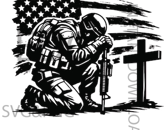 USA Flag Military SVG, USA Soldier svg png, usa Cross svg