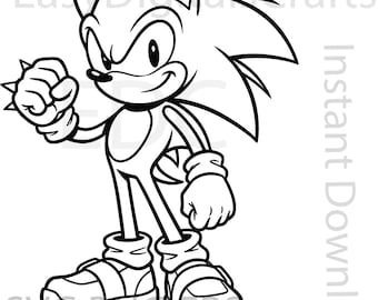 sonic outline  svg, sonic svg ,the hedgehog svg