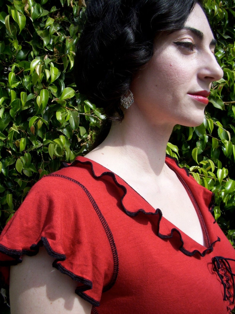 Little Betty Dress/Tunic in Red image 3