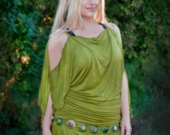 Sylvan Green Dolman Blouse