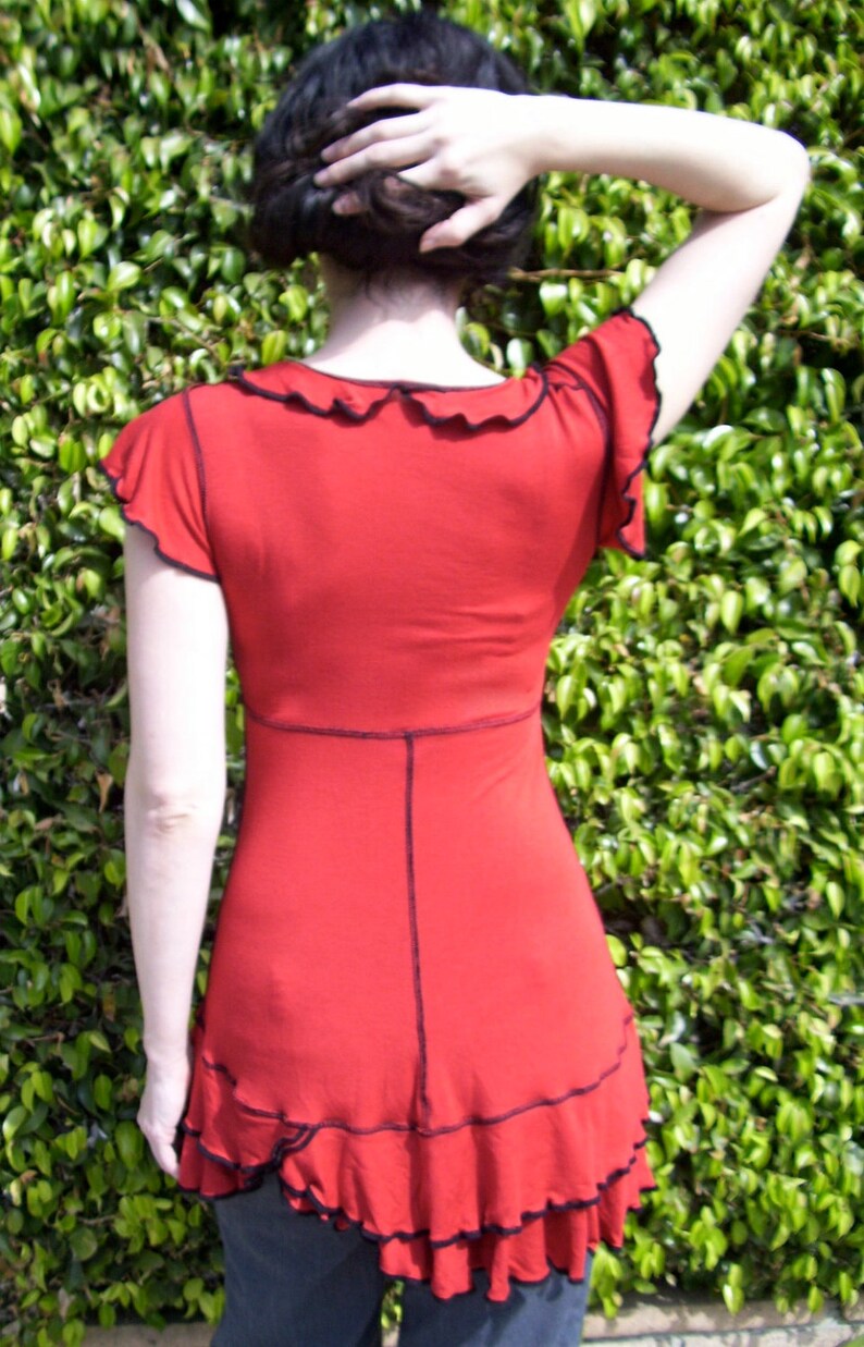 Little Betty Dress/Tunic in Red image 2