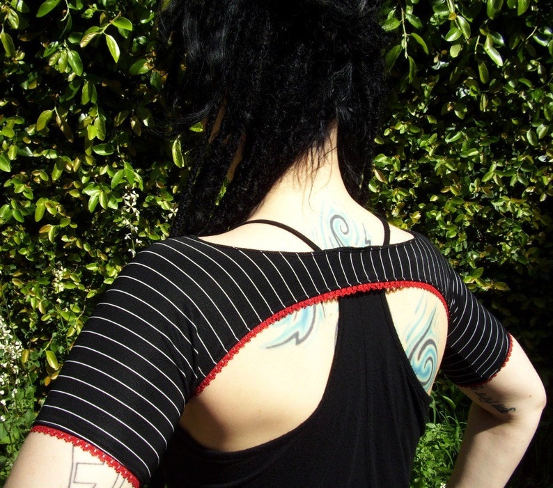 Custom Inked Sassy Shrug with Trim - Hologram
