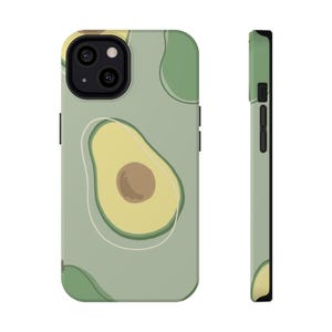 Avocado Impact-Resistant Phone Case | Cute Phone Cover, Gift for Foodies, Trendy Accessory, Eco-Friendly Design, Avocado Lover