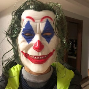 Halloween Joker Clown Mask: Horror Cosplay Costume Party Prop