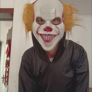 Halloween Joker Clown Mask: Horror Cosplay Costume Party Prop