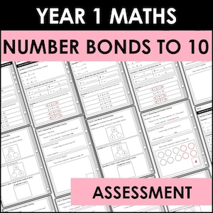 Number Bonds to 10 | Year 1 Maths Activities & Assessment
