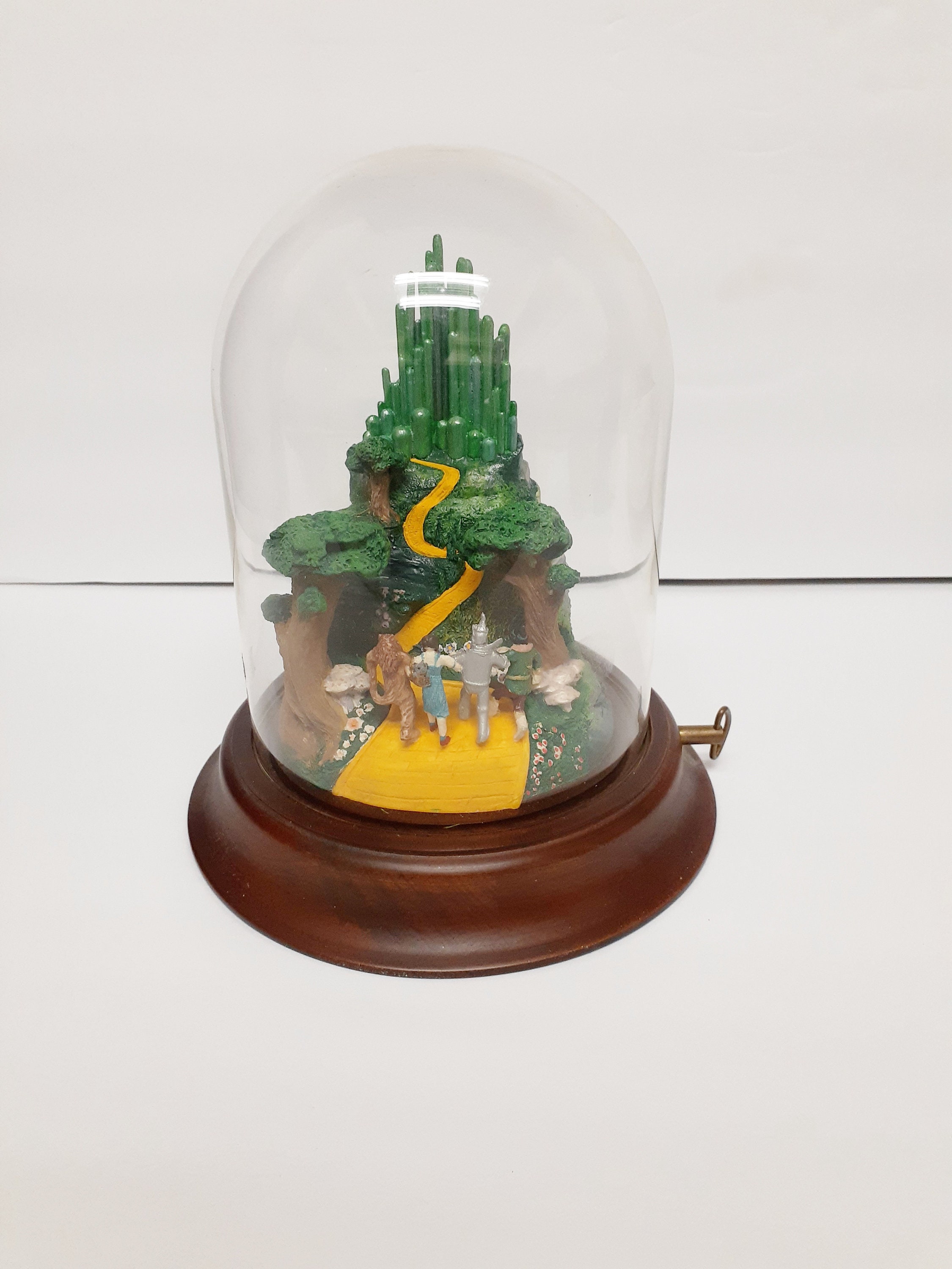 Vintage Wizard of Oz Emerald City Snow Globe Musical Were off to See Wizard 89 RARE Etsy
