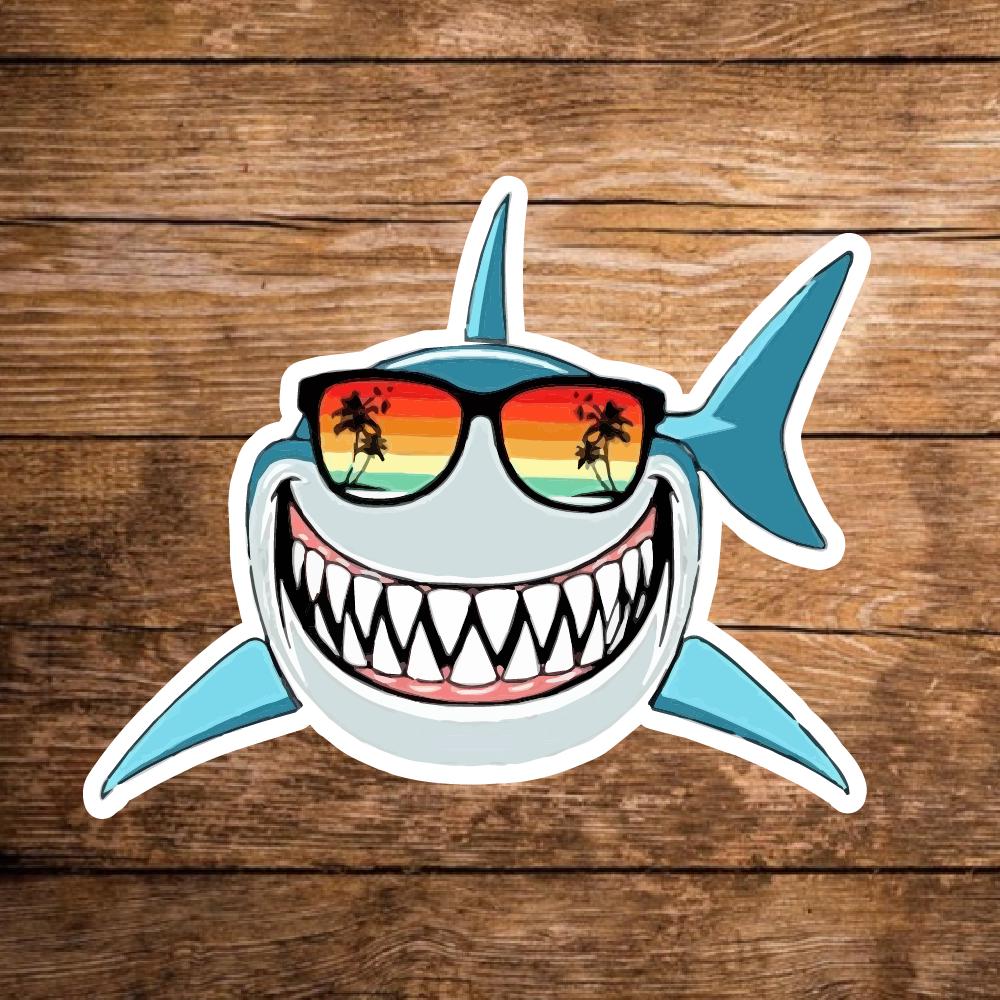 Shark Planner Stickers - 200 Half-Inch Round Opaque Craft Stickers For Calendars & Scrapbooking