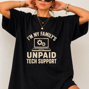 Maglietta grafica divertente per amanti della tecnologia, geek, nerd, ingegneri informatici, regalo umoristico per programmatori, specialisti IT, supporto tecnico