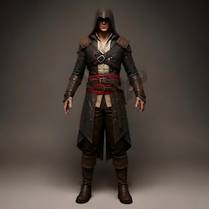 assassin’s creed cosplay costume, hooded leather coat, medieval assassin outfit, renaissance warrior tunic, fantasy rpg larp gear, halloween costume, comic con cosplay, brotherhood assassin coat, men’s cosplay outfit, gothic steampunk coat, medieval fantasy clothing, hooded tunic costume, assassin cosplay men, renaissance festival outfit, fantasy cosplay costume, leather hooded jacket, assassin brotherhood cosplay, larp assassin costume, halloween medieval outfit