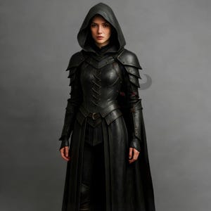 assassin cosplay costume, ninja warrior outfit, medieval armor cosplay, assassin creed costume, rogue cosplay outfit, dark reaper costume, fantasy cosplay armor, black leather armor set, stealth ninja costume, larp armor costume, medieval rogue outfit, cosplay hooded cloak, gothic warrior costume, halloween assassin costume, fantasy larp gear, stealth cosplay armor, renaissance fair costume, ninja assassin outfit, dark fantasy cosplay, warrior cosplay costume