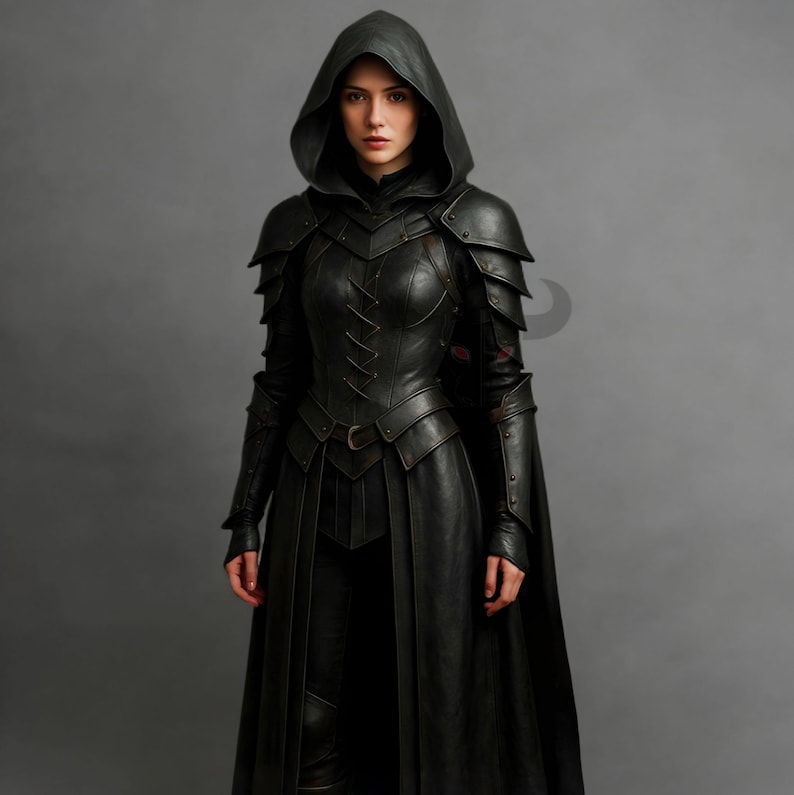 assassin cosplay costume, ninja warrior outfit, medieval armor cosplay, assassin creed costume, rogue cosplay outfit, dark reaper costume, fantasy cosplay armor, black leather armor set, stealth ninja costume, larp armor costume, medieval rogue outfit, cosplay hooded cloak, gothic warrior costume, halloween assassin costume, fantasy larp gear, stealth cosplay armor, renaissance fair costume, ninja assassin outfit, dark fantasy cosplay, warrior cosplay costume