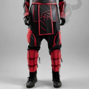 red black ninja costume, ninja warrior cosplay, leather ninja outfit, mens cosplay suit, mortal style costume, ninja cosplay outfit, red ninja armor, black ninja uniform, mens leather cosplay, warrior cosplay suit, ninja mask costume, gaming cosplay outfit, martial arts cosplay, ninja character costume, stealth warrior outfit, red black cosplay suit, premium ninja costume, anime style ninja outfit, cosplay warrior clothing, combat ninja costume
