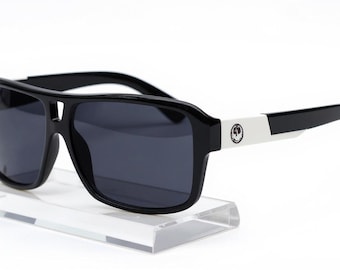 Vintage Dragon Alliance The Jam Polarized Sunglasses: Matte Black Unisex