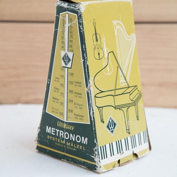 Vintage Metronome Box - Wittner Metronome - Made in Germany