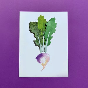 Papercut Turnip - PRINT