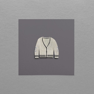 Cardigan Papercut - PRINT