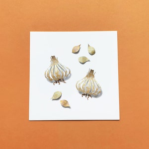 Papercut Garlic - PRINT