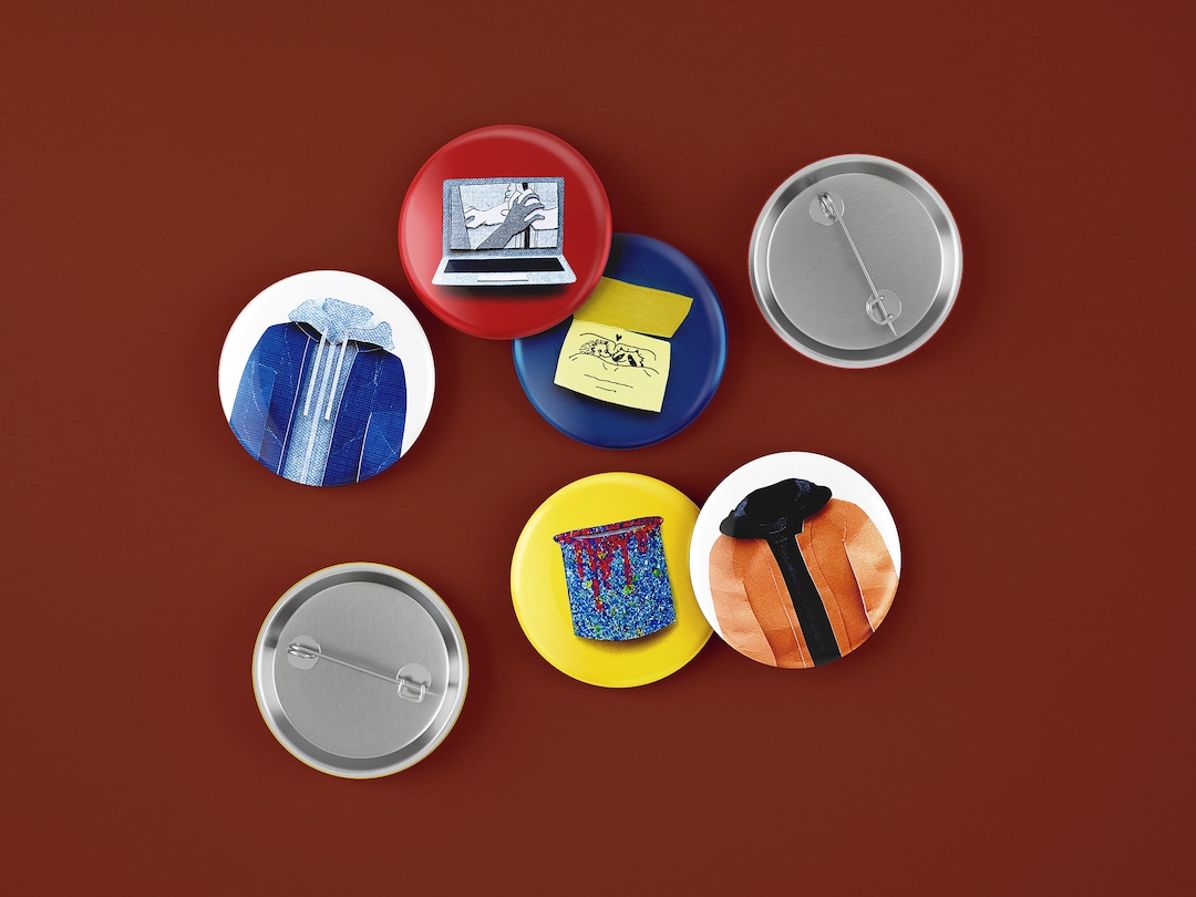 Lucas Buttons Skam France Button Set - Lucas & Eliott - Etsy