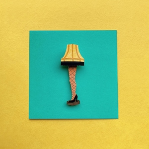 A Christmas Story Lamp Papercut - PRINT