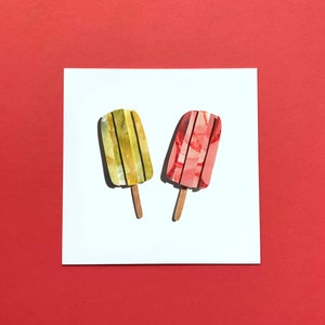 Papercut Popsicles - PRINT