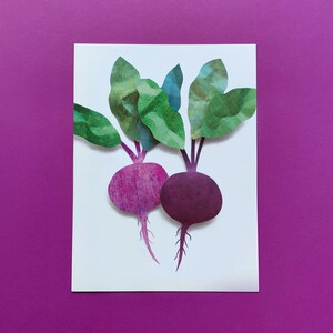 Papercut Beets Pair - PRINT