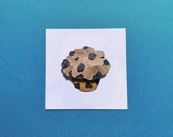 Papier Blaubeer-Muffin - Print