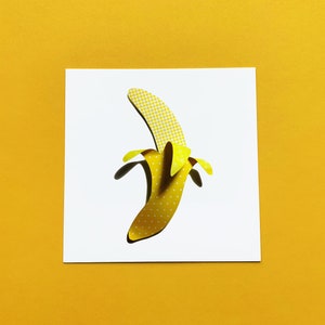 Papercut Banana - PRINT