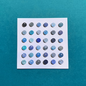 Papercut Blueberries - PRINT