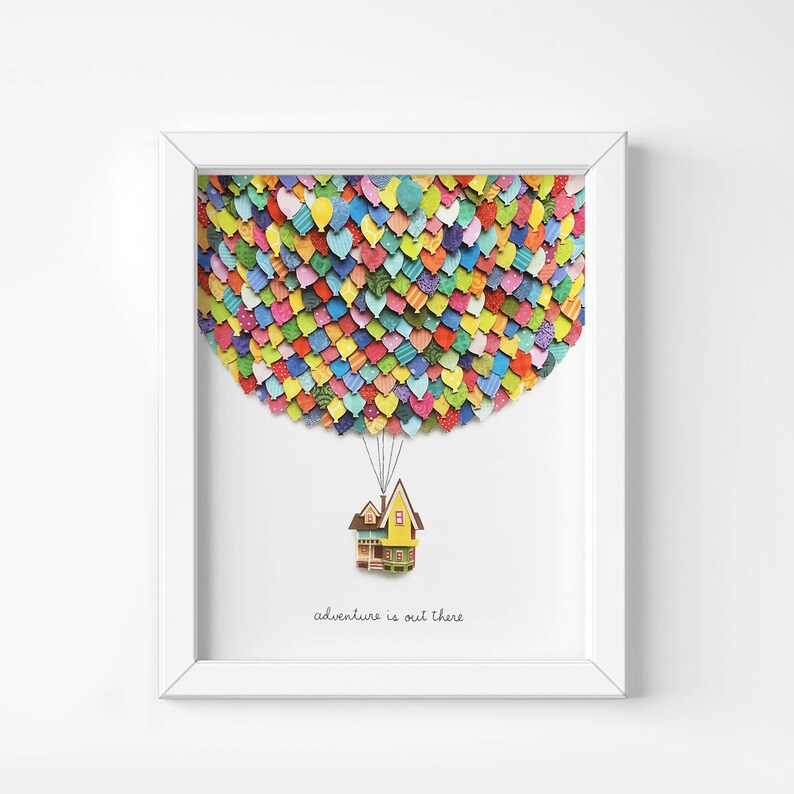 Paper Up House Print 8.5x11in Etsy