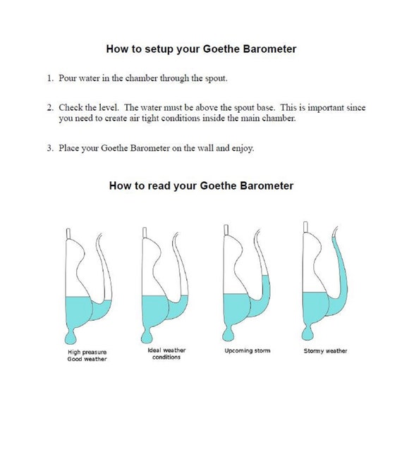 How To Make A Water Barometer