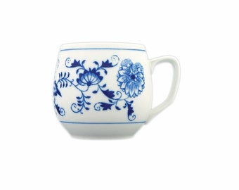 6 x Zwiebelmuster Original Bohemia Original Blue Onion Coffee Mug Banak  Blue Onion Pattern 10.14 oz !!! Set of 6 Pieces !!!