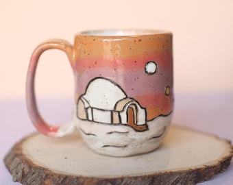 Tatooine Mug- Star Wars Mug- Jabba's Palace- A New Hope