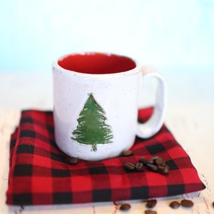 Christmas Tree Mug Ceramic Holiday Coffee Mug image 3